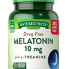 MELATONIN 10 MG WITH L-THEANINE - 72 TABLETS